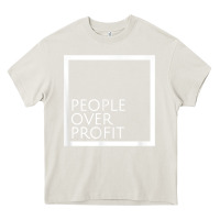 Cream people over profit democratic socialism pro socialist symbol t shirt Heavy Core Tee - linhVisuals
