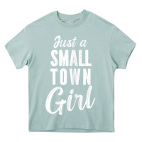 Arona womens just a small town girl journey t shirt Heavy Core Tee - linhVisuals