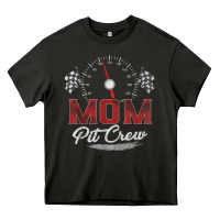 Asphalt race car mom pit crew racing family birthday party t shirt Heavy Core Tee - linhVisuals