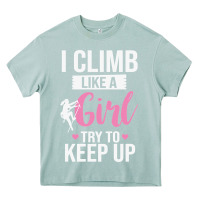 Arona climbing climb mountain climbing like a girl 345 climb climbing lover Heavy Core Tee - linhVisuals