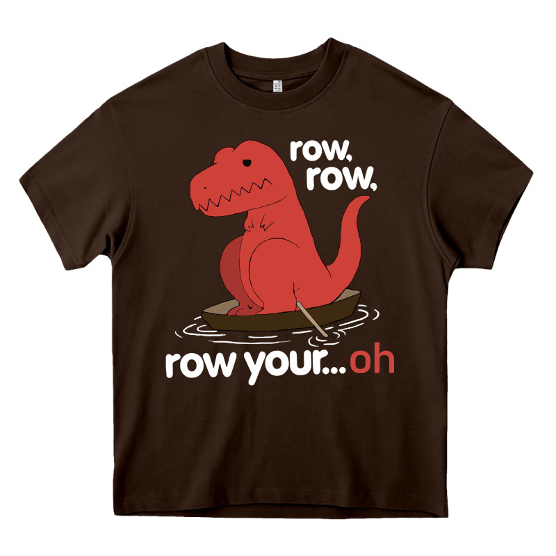 Dinosaur Dino Trex Row T Rex Saurus Heavy Core Tee by linhVisuals | Teevron