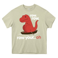 Mossy dinosaur dino trex row t rex saurus Heavy Core Tee - linhVisuals