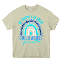 Mossy no excuse child abuse prevention awareness leopard rainbow t shirt Heavy Core Tee - linhVisuals