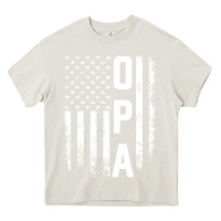 Cream opa gift america flag gift for men father's day pullover hoodie Heavy Core Tee - linhVisuals