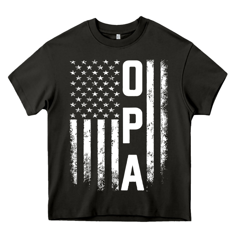 Opa Gift America Flag Gift For Men Father's Day Pullover Hoodie Heavy Core Tee by linhVisuals | Teevron