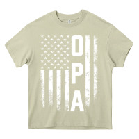 Mossy opa gift america flag gift for men father's day pullover hoodie Heavy Core Tee - linhVisuals