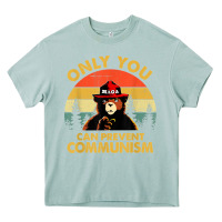 Arona vintage only you can prevent communism funny bear camping t shirt Heavy Core Tee - linhVisuals