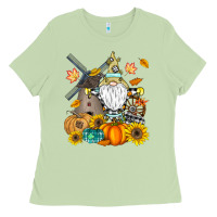 Matcha Happy Fall Ladies Tee - CowhideDigitalArt