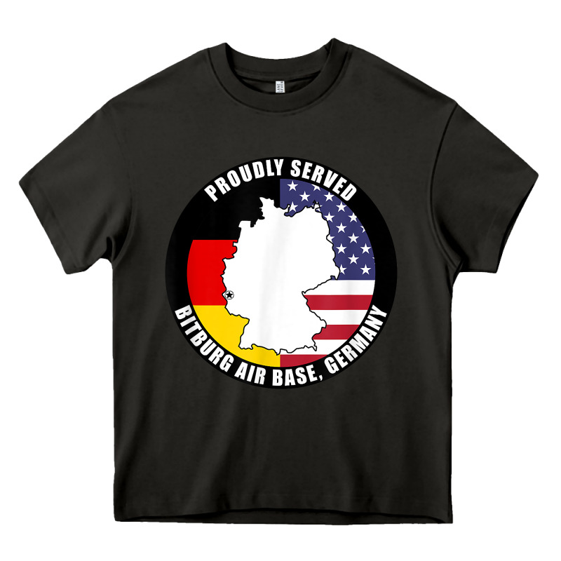 Proudly Served Bitburg Air Base Germany Military Veteran T Shirt Heavy Core Tee by linhVisuals | Teevron