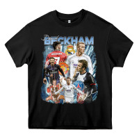 Black David Beckham Vintage Heavy Core Tee - linhVisuals