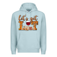 Blue Mist let's get lit candles Premium Hoodie - BarkalooDesign