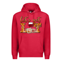 Cardinal let's get lit candles Premium Hoodie - BarkalooDesign