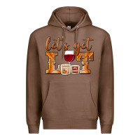 Chestnut let's get lit candles Premium Hoodie - BarkalooDesign