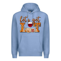 Colony Blue let's get lit candles Premium Hoodie - BarkalooDesign