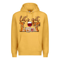 Mustard let's get lit candles Premium Hoodie - BarkalooDesign
