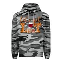 Slate Camo let's get lit candles Premium Hoodie - BarkalooDesign