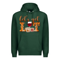 Sports Green let's get lit candles Premium Hoodie - BarkalooDesign