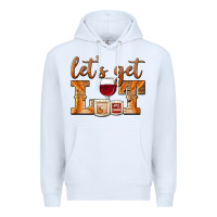 White let's get lit candles Premium Hoodie - BarkalooDesign