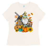 Bone Happy Fall Ladies Tee - CowhideDigitalArt