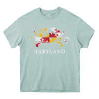 Arona retro maryland crab state flag vintage travel tank top Heavy Core Tee - linhVisuals