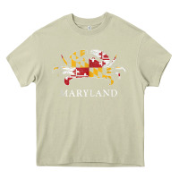 Mossy retro maryland crab state flag vintage travel tank top Heavy Core Tee - linhVisuals
