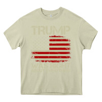 Mossy vintage usa american flag trump was right about everything pullover ho Heavy Core Tee - linhVisuals