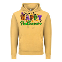 Vintage Mustard Happy halloween Vintage Hoodie - Artiststas
