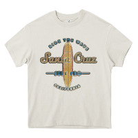 Cream santa cruz, ca vintage surfers tshirt Heavy Core Tee - linhVisuals