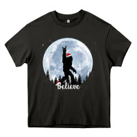 Asphalt santa bigfoot christmas rock funny sasquatch believe xmas t shirt Heavy Core Tee - linhVisuals