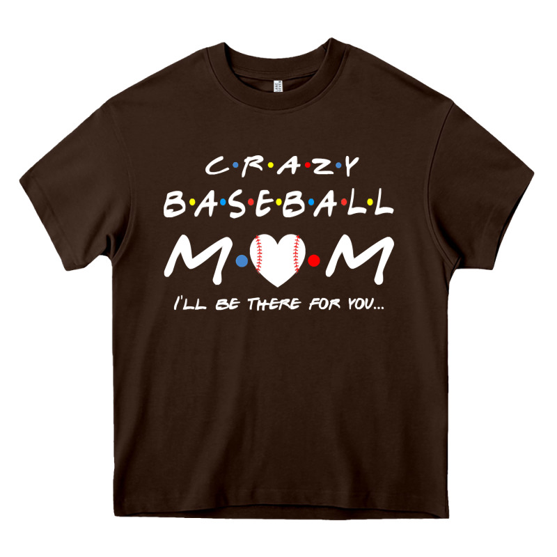 Baseball Coach Crazy Mom Baseball Heavy Core Tee by linhVisuals | Teevron