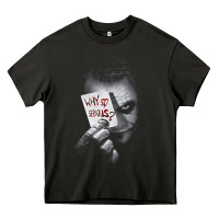 Asphalt us dc dark knight photo why so serious 01 black h pullover hoodie Heavy Core Tee - linhVisuals