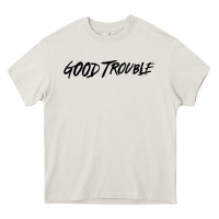 Cream good trouble Heavy Core Tee - linhVisuals