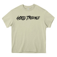 Mossy good trouble Heavy Core Tee - linhVisuals