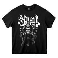 Black GHOST Heavy Core Tee - linhVisuals