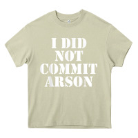 Mossy i did not commit arson for arson investigator t shirt Heavy Core Tee - linhVisuals