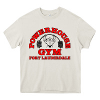 Cream POWERHOUSE GYM CLASSIC Heavy Core Tee - linhVisuals