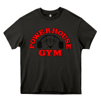 Asphalt POWERHOUSE GYM VINTAGE SPORT Heavy Core Tee - linhVisuals