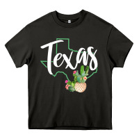 Asphalt texas state map pride cactus vintage texas sweatshirt Heavy Core Tee - linhVisuals