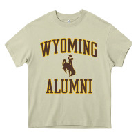 Mossy wyoming cowboys apparel alumni classic arch long sleeve t shirt Heavy Core Tee - linhVisuals