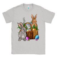 Moon Dust Bunnys carrots eggs with basket easter Classic Tee - OliviaCreatesArt