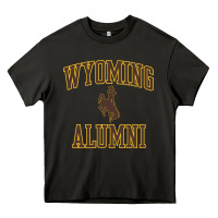 Asphalt wyoming cowboys apparel alumni classic arch long sleeve t shirt Heavy Core Tee - linhVisuals