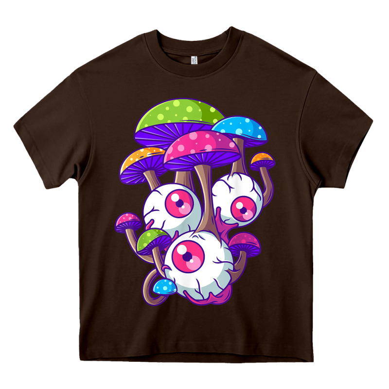 Psychedelic Mushroom Hippie Magic Fungus Shrooms Trance Rave T Shirt Heavy Core Tee by linhVisuals | Teevron