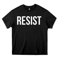 Black resist mens Heavy Core Tee - linhVisuals