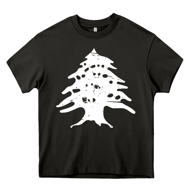 Retro Lebanon Cedar Lebanese Heavy Core Tee by linhVisuals | Teevron