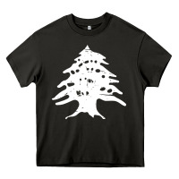 Asphalt retro lebanon cedar lebanese Heavy Core Tee - linhVisuals