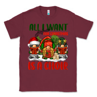 Burgundy all i want for christmas is a choir Classic Tee - BarkalooDesign