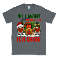Charcoal Heather all i want for christmas is a choir Classic Tee - BarkalooDesign