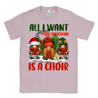 Lilac all i want for christmas is a choir Classic Tee - BarkalooDesign