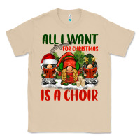 Mushroom all i want for christmas is a choir Classic Tee - BarkalooDesign