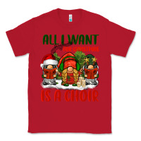 Red all i want for christmas is a choir Classic Tee - BarkalooDesign